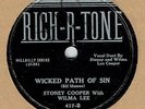 COUNTRY 78 : STONEY COOPER WITH WILMA LEE ON RICH-R-TONE 417