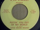 RARE NORTHERN SOUL 45-LITTLE ARCHIE WALKER-PUTTIN' YOU OUT OF MY WORLD PA-MAR