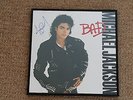 MICHAEL JACKSON  signed framed BAD LP ( COA)
