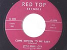 LITTLE EDDIE LOVE: Come Runnin To Me Baby / There Is A Flame 45 (Little Richard
