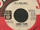 TOMMIE YOUNG Hit & Run Lover 45 Soul Power wlp promo northern soul hear