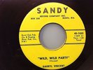 DARRYL VINCENT WILD WILD PARTY M- ORIGINAL RARE SANDY ROCKABILLY 45 