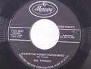 RED PRYSOCK: What's The Word? Thunderbird / Satellite 45 (sm tol) Blues & R&B