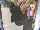 BOB DYLAN  Original 60s MILTON GLASER poster psychedelic PSYCH EX nice