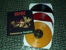 AC/DC - CANNONS VS MONSTERS - RARE TRIPLE LIVE LP - MINT COLOURED VINYLS