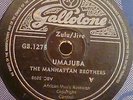 SOUTH AFRICA 78 RPM MANHATTAN BROTHERS UMAJUBA GALLOTONE 1278 CLEAN LISTEN