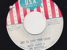 GARAGE 45 RPM - OSCAR HAMOND & THE MAJESTICS on U.S.A. RECORDS
