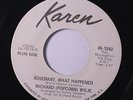 RICHARD 'POPCORN' WYLIE: Rosemary, What Happened / Instro 45 (dj) rare Soul