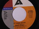 GREG PERRY: It Takes Heart / The Getaway 45 rare Soul