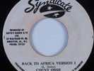 Reggae 45 COUNT OSSIE Back To Africa Version SYNDICATE HEAR