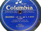 1916 VLADIMIR DE PACHMANN Russia PIANO Chopin Mazurka B Minor Op 33.4 LONDON 78