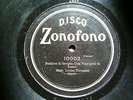 1904 ZONOPHONE Luisa Tetrazzini Barbiere Una Voce Poco fa Disco Zonophono 78