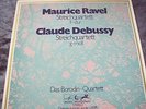 BORODIN QUARTET: DEBUSSY / RAVEL STRING QUARTETS, 1ED GREY STEREO EURODISC NM-