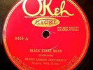 BLUES 78 ; BLIND LEMON JEFFERSON OKEH 8455 Match Box Blues NICE COPY