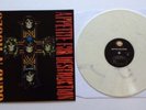 GUNS N' ROSES - APPETITE FOR DESTRUCTION - WHITE COLOR VINYL LP ALBUM NEAR MINT