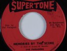 Reggae 45 PARAGONS Memories By the Score SUPERTONE HEAR