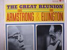 LOUIS ARMSTRONG & DUKE ELLINGTON: The Great Reunion LP (rubber stamp obc, few s