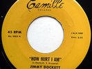 JIMMY DOCKETT 45 How Hurt I Am / So Glad I Met You VG++ Sweet Soul POPCORN e1104