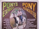 PONY POINDEXTER: Pony's Express LP (2 neat clear taped seams, sm wobc) rare Jaz