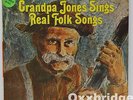 GRANDPA JONES Sings Real Folk Songs MONUMENT Old Time Country Banjo Bluegrass LP