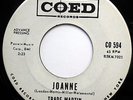 TRADE MARTIN 45 Joanne / Liverpool Baby VG++ Rock N Roll PROMO Rocker COED e1511