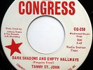 TAMMY ST JOHN 45 Dark Shadows & Empty Hallways NEAR MINT Mod Beat PROMO e1520