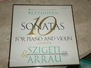 JOSEPH SZIGETI / ARRAU - BEETHOVEN 10 COMPLETE SONATAS -last chance 4 LP box set