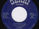 LE-JUN CONNECTION Keep Movin On RARE modern soul 45 GOSPEL FUNK Roscoe Robinson