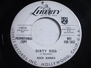 PROMO Dick Banks Dirty Dog / Too Late 1958 45rpm VG++