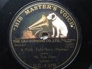 MUSIC HALL: TOM CLARE - ‘A FISHY FISHY STORY’ 1911 HMV - GREAT SONG