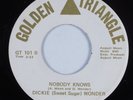 Northern Soul 45 DICKIE (SWEET SUGAR) WONDER Nobody Knows GOLDEN TRIANGLE HEAR