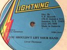 LINVAL THOMPSON  you shouldn't lift your hand b/w if you want my love LIGHTNING