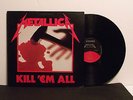 Metallica - Kill 'Em All LP Record Vintage Elektra E1-60766 VG+/EX lyric inner