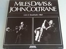 MILES DAVIS & JOHN COLTRANE Live In Stockholm 1960 SWEDISH 2LP Dragon Records