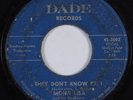 Funk 45 MONA LISA They Don't Know DADE HEAR
