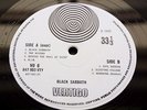 BLACK SABBATH UK Large VERTIGO COMPLETE EX misspel DUNBAR credit TOP VAULT AUDIO