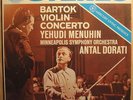SR 90003 bartok VIOLIN CONCERTO lp YEHUDI MENUHIN dorati FR1/FR2 color back NM