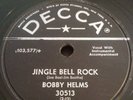 Decca 78 RPM Bobby Helms 30513 Jingle Bell Rock V+
