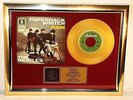 The Beatles, Paperback Writer, mit Cover, goldene Schallplatte Gold Record Award
