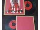 FIVE BY FIVE - Fire / Hang Up Rare French 7' Heavy Psych Garage Hendrix 68'