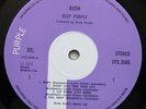 DEEP PURPLE Burn UK vinyl LP A-1U/B-1U Porky  Purple TPS 3505 Mint