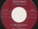RAY JOHNSON on First President —LITTLE ANGEL— r&b blues oldies 45 | RARE LISTEN