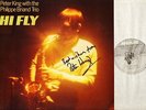 PETER KING WITH THE PHILIPPE BRIAND TRIO hi fly SPJ527 signed copy LP PS EX+/EX