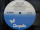 Blondie PLASTIC LETTERS UK LP 1ST PRESS  ONE PLAY AND 100% MINT 
