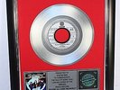 Status Quo, Rockin' All Over The World, Platin Record, Schallplatte, Award, gold