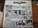 BUNNY WAILER-PROTEST LP RARE 1977 ISLAND RECORDS
