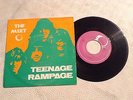 THE SWEET presented as “THE MEET” TEENAGE RAMPAGE 7'' 1974 ed. Angola PS EXC