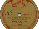 Luisa Tetrazzini Carceleras Hugenots Historic Record Society HRS1015
