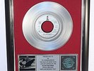 U2, With Or Without You, Platin Record, platin Schallplatte, Award, gold