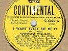 JAZZ 78 : RUBBERLEGS WILLIAMS ON CONTINENTAL C-6020